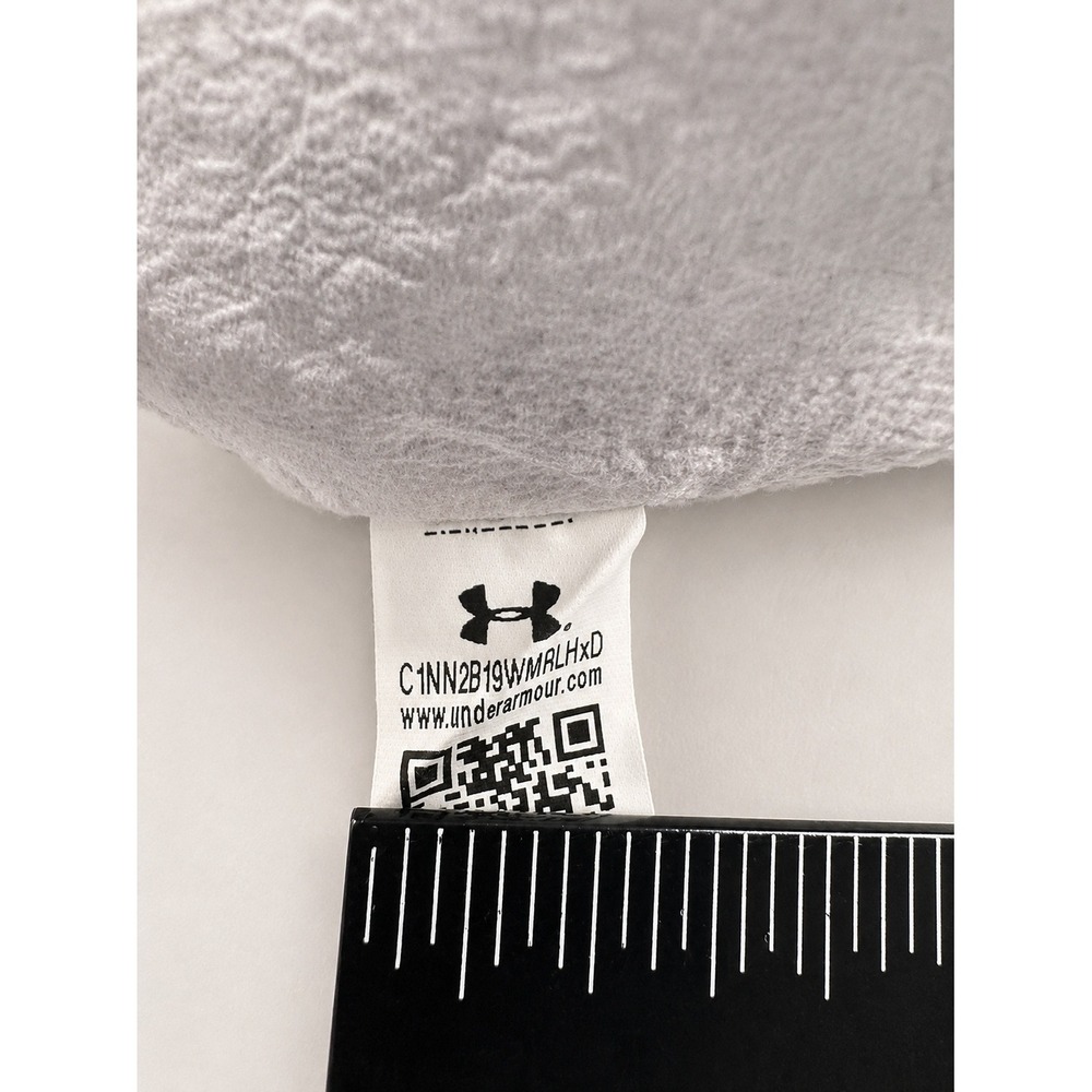 Under Armour Men's Large Gray Heather Fleece Pullover Hoodie Loose Fit - Picture 5 of 10